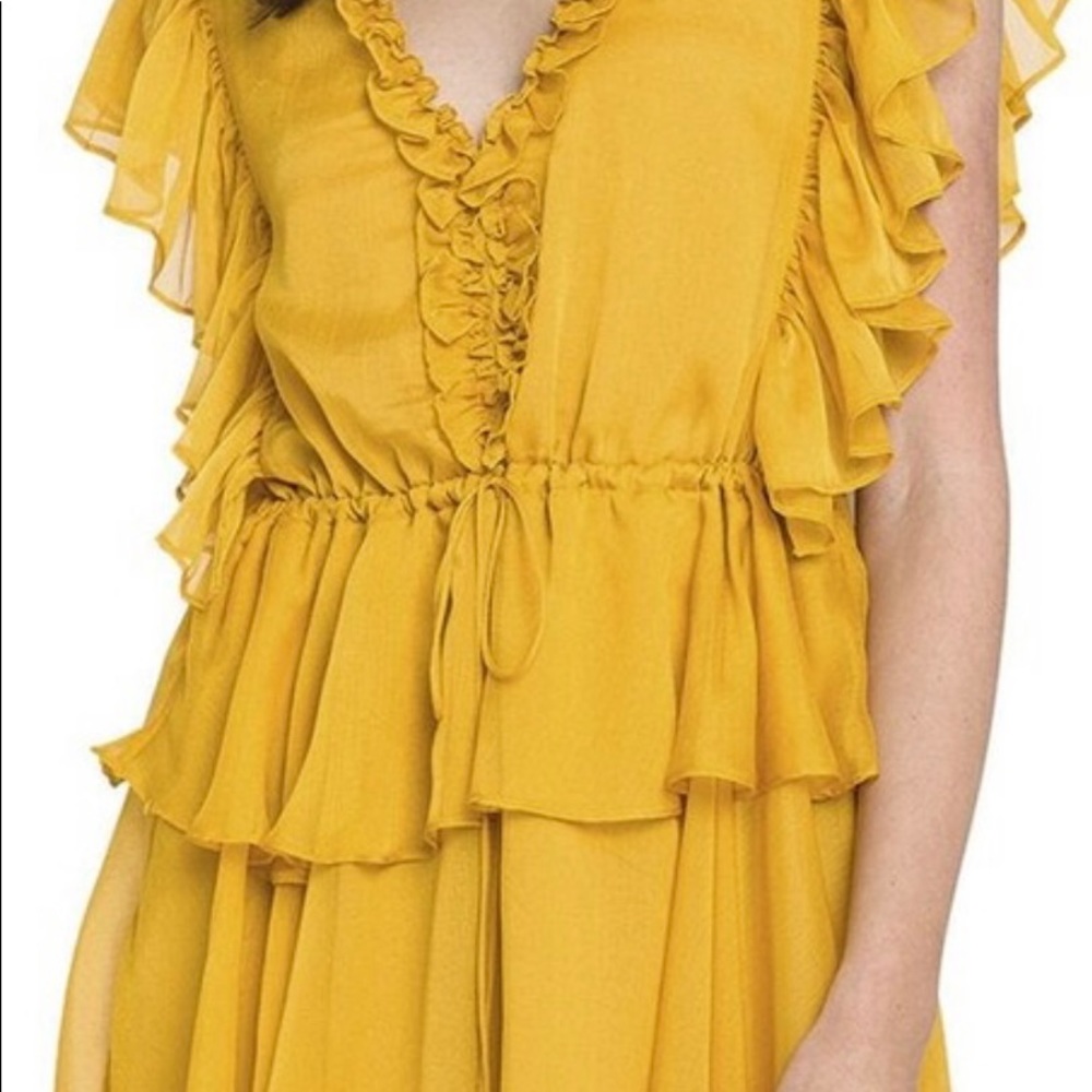 Endless Rose Yellow Mini Dress; NWT; Size Small
